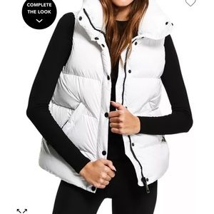 White SAM Simone Women’s Puffer Vest (Medium)